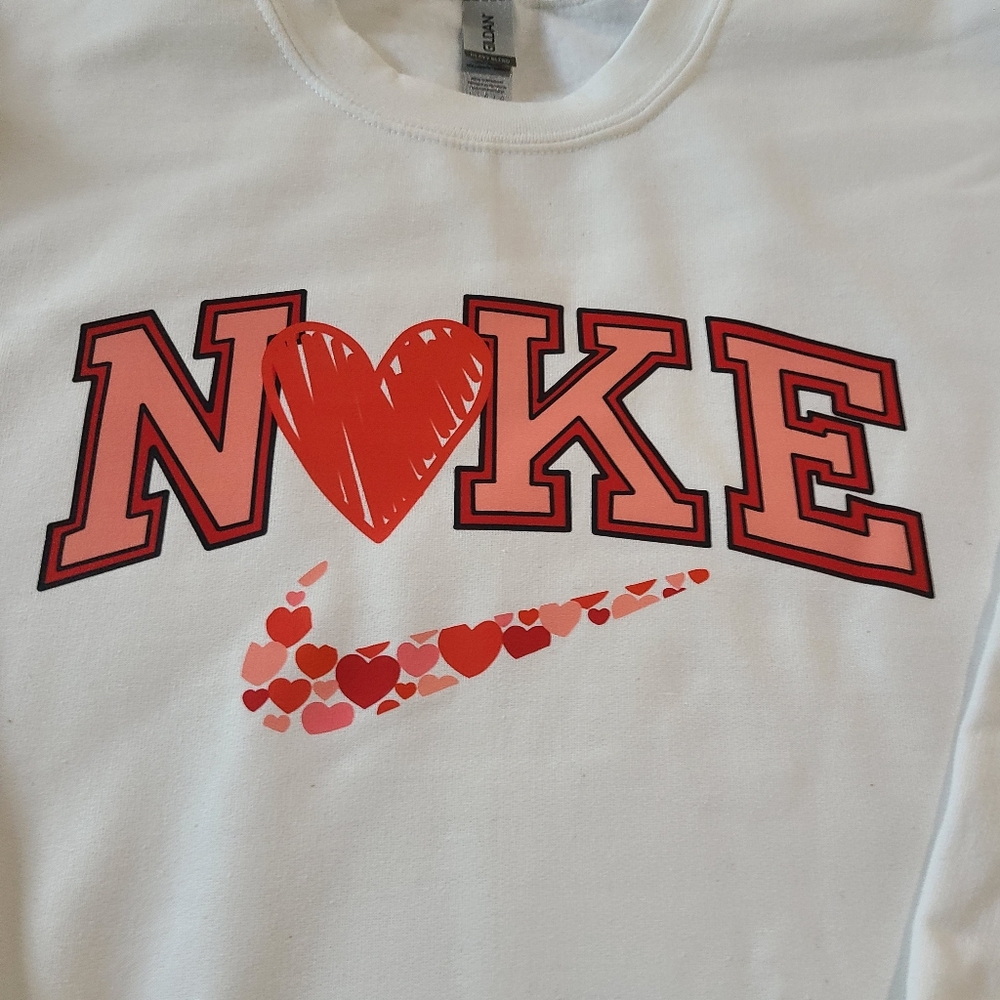 Nike Valentines Heart Sweatshirt